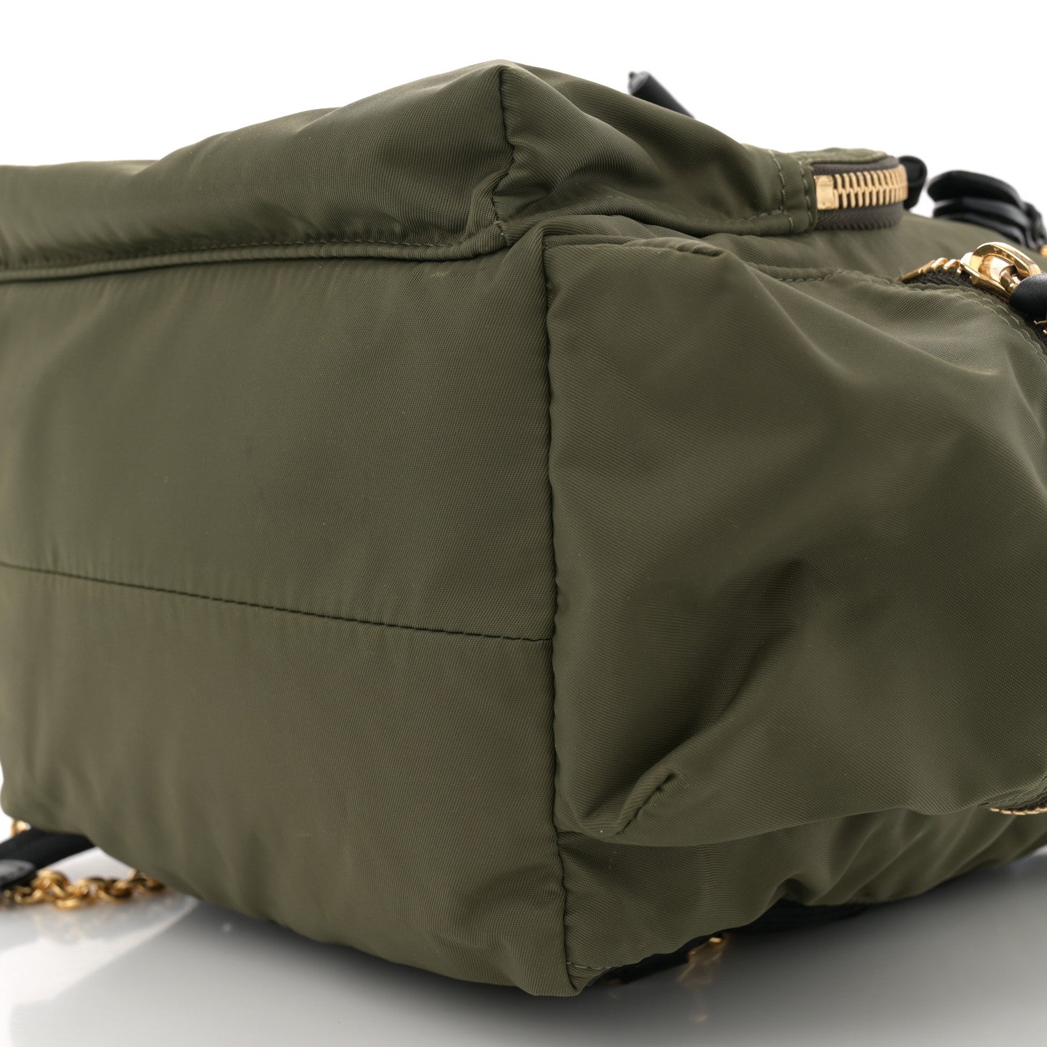 Burberry Nylon Medium Crossbody Rucksack Backpack Canvas Green