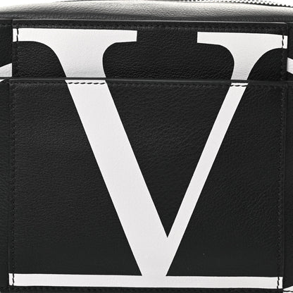 Valentino Garavani Calfskin Mens VLogo Belt Bag Black White 7 of 9