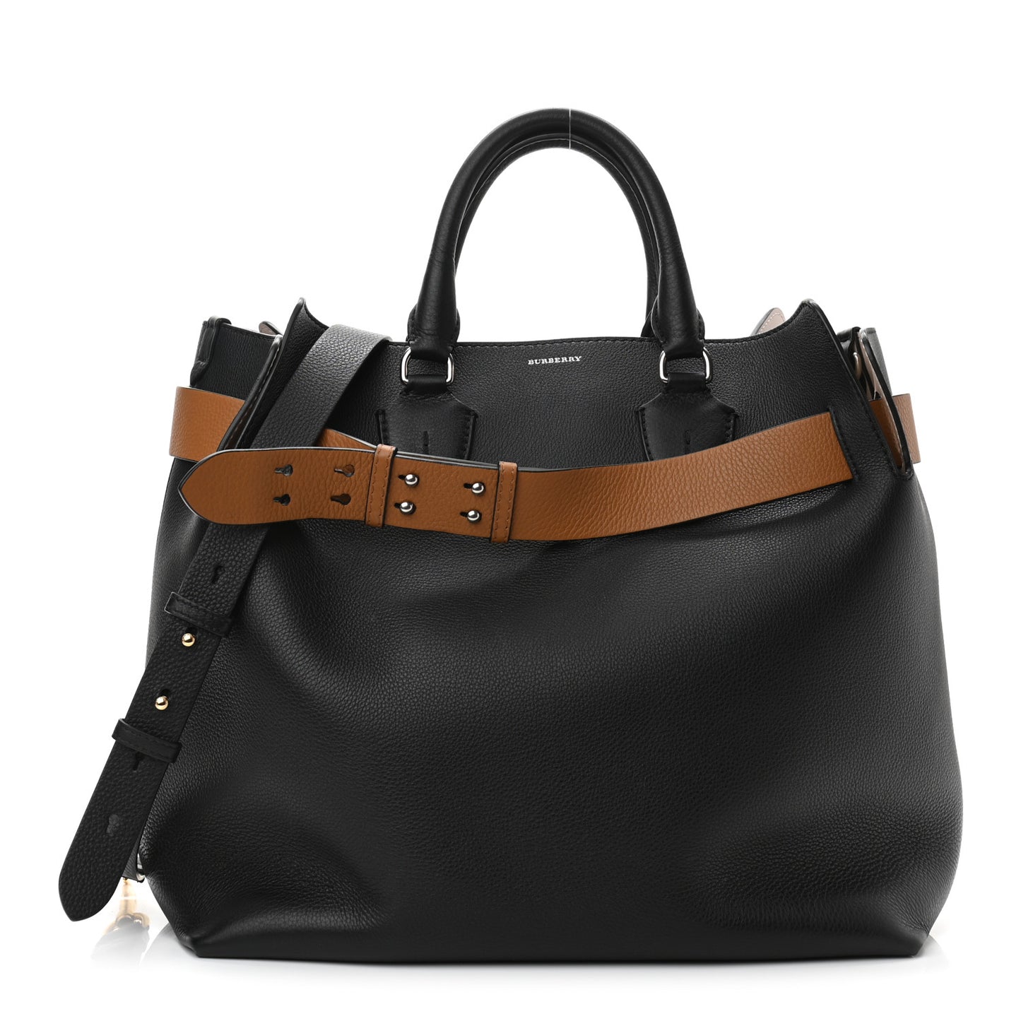 Marais Calfskin Large Belt Bag Black