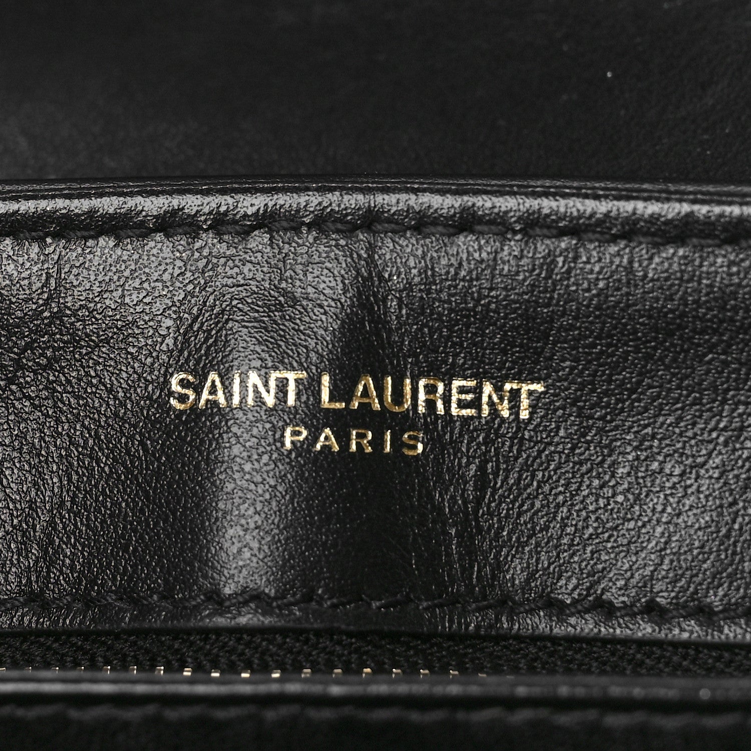 Saint Laurent Calfskin Y Quilted Monogram Toy Loulou Crossbody Bag Black 6 of 9