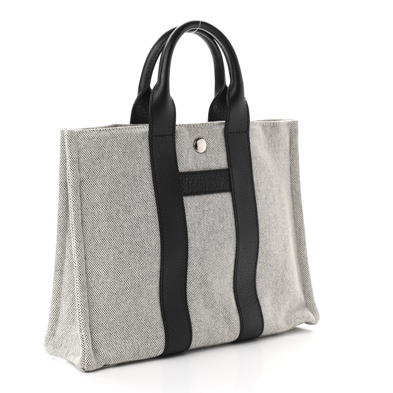 Hermes Buffle Skipper Toile Tote Black 3 of 9