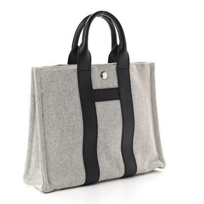 Hermes Buffle Skipper Toile Tote Black 3 of 9