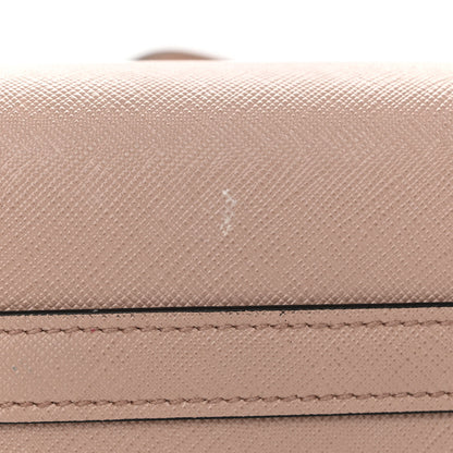 Prada Saffiano City Calfskin Esplanade Crossbody Bag Cipria 10 of 11