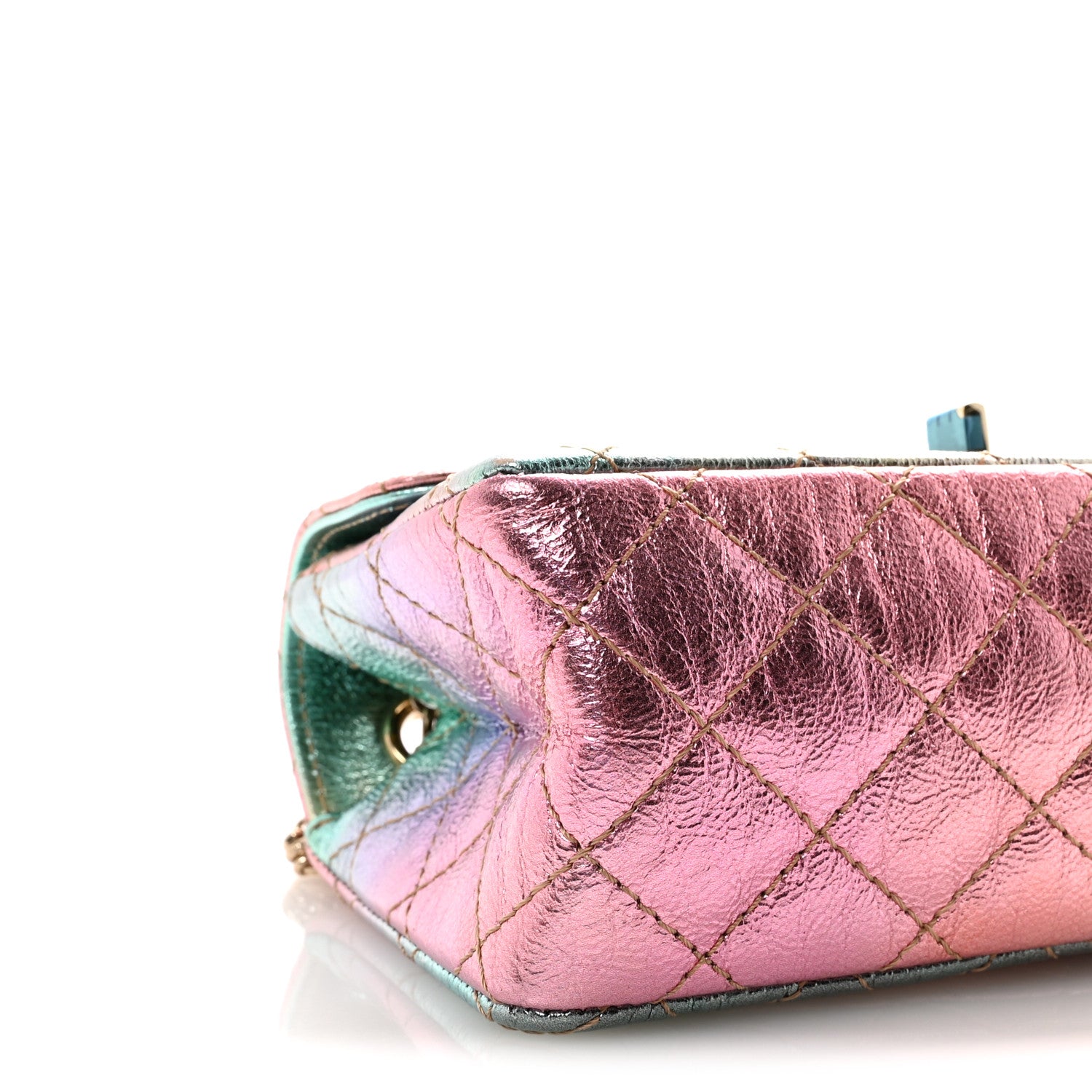 Chanel Metallic Goatskin Quilted Mini 2.55 Reissue Flap Multicolor Multicolor 9 of 11