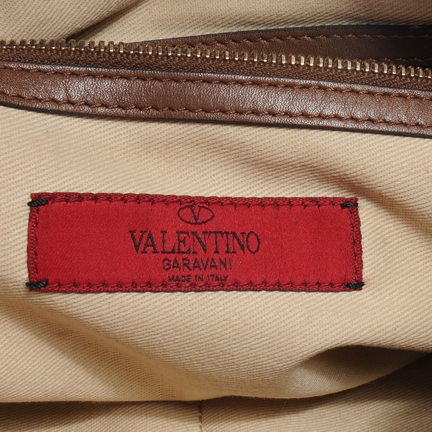 Valentino Garavani Calf Hair Leopard Print Rockstud Zip Wristlet Pouch Leopard 7 of 8