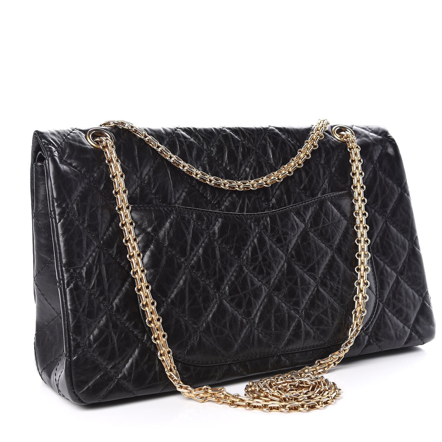 Chanel Aged Calfskin Quilted 2.55 Reissue 227 Flap Black 3 of 9