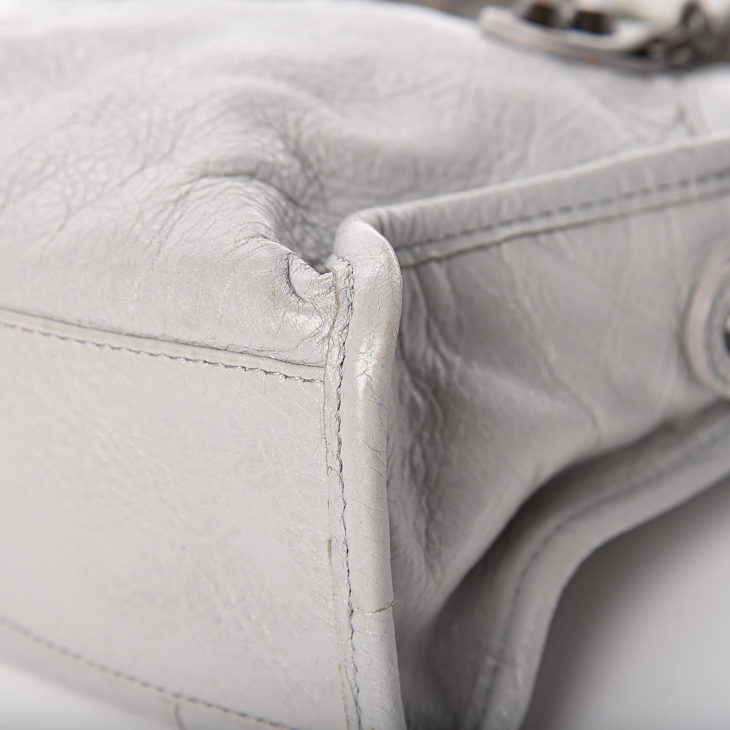 Balenciaga Agneau Classic Hardware Mini City Gris Glace 16 of 17