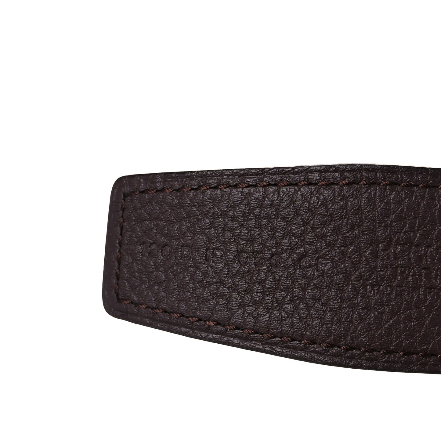 Togo Box 32mm H Belt 120 Chocolate Black