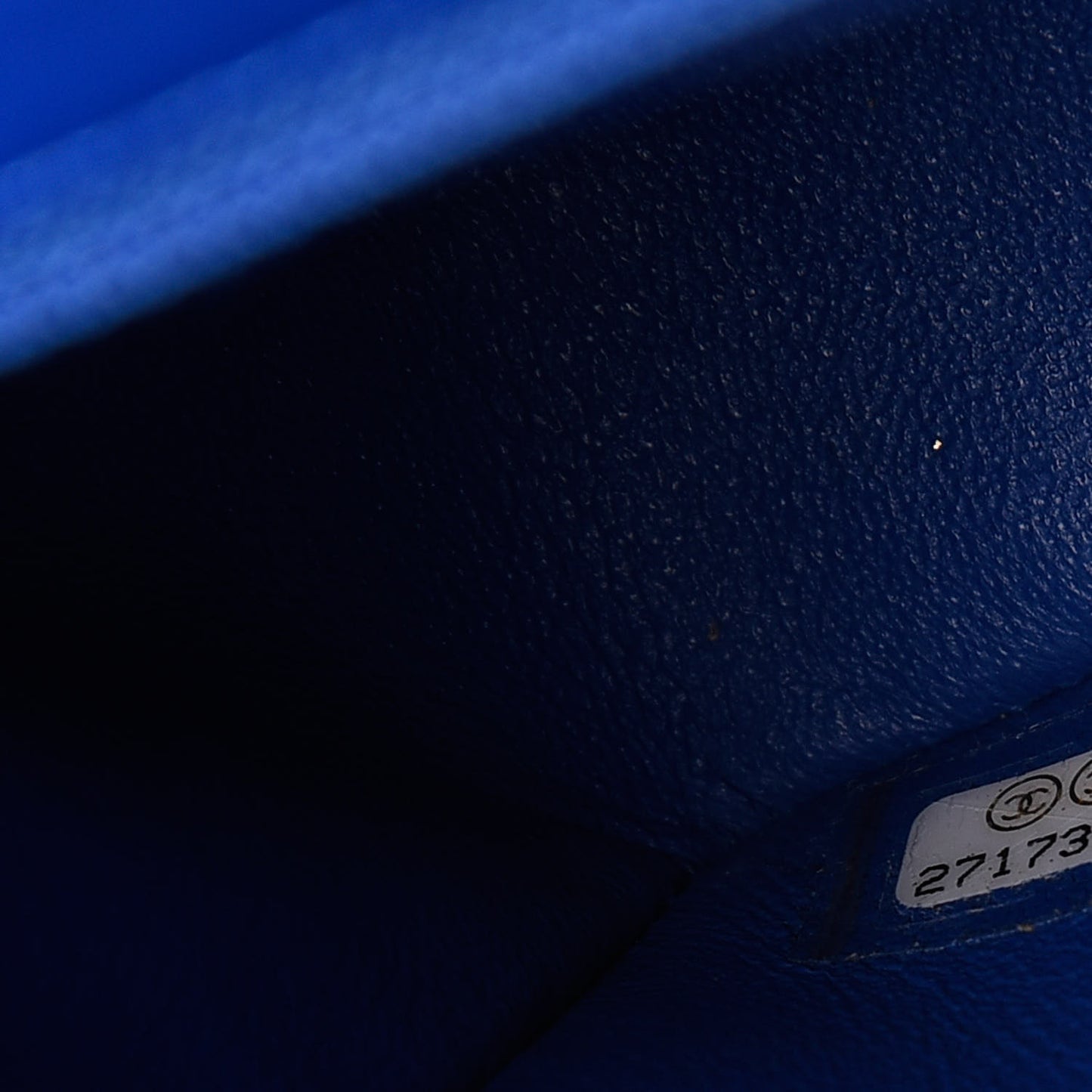 Lambskin Quilted Mini Rectangular Flap Royal Blue