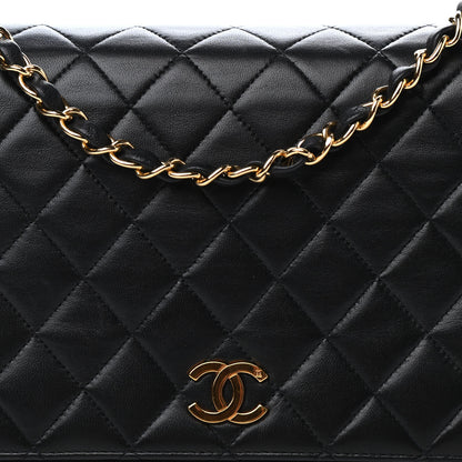 Chanel Lambskin Quilted Small Single Flap Black 11 of 12