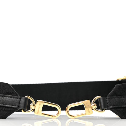 Louis Vuitton Canvas Adjustable Shoulder Strap Black 3 of 4