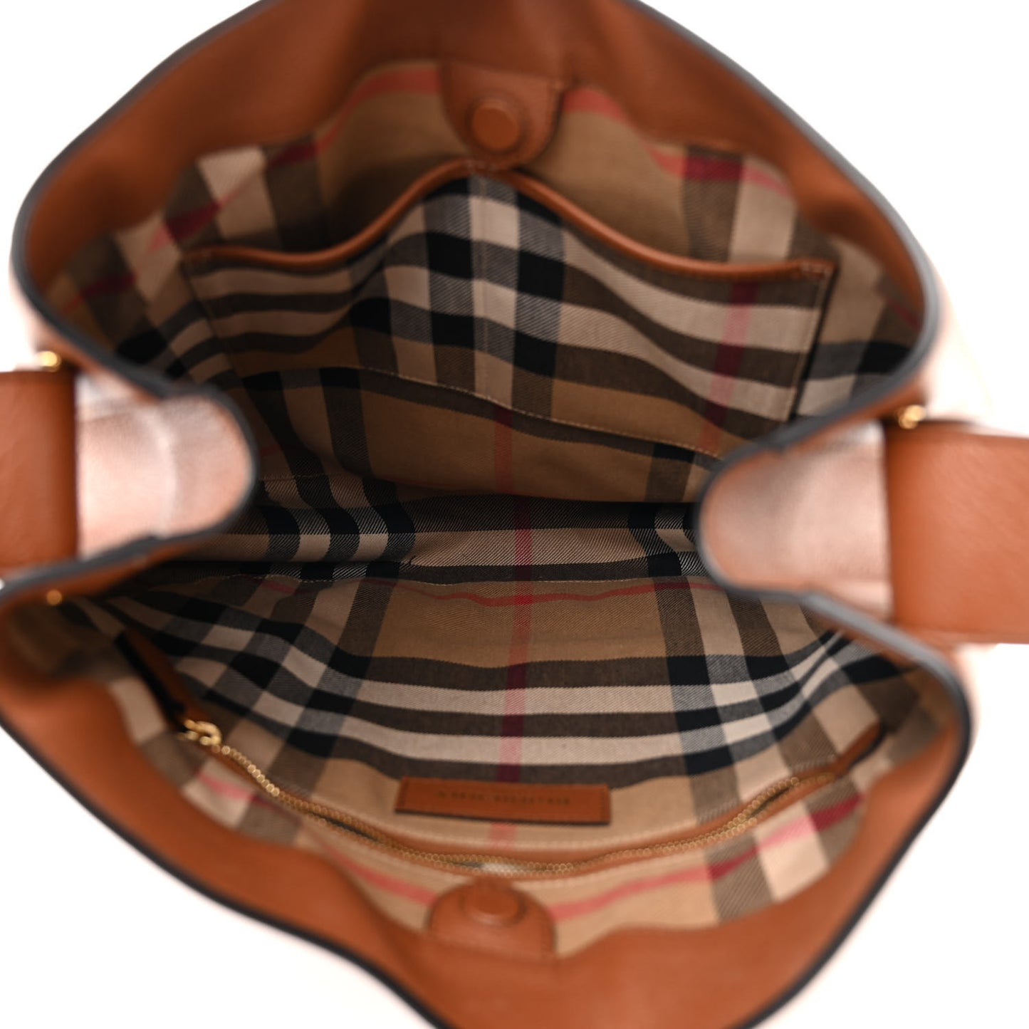 Grainy Calfskin Small Elmstone Hobo Tan