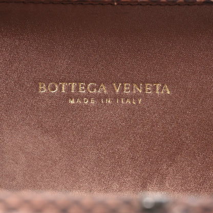 Bottega Veneta Satin Intreccio Impero Ayers Knot Clutch Blush 6 of 9