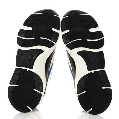 Christian Dior Technical Mesh Calfskin Mens B22 Sneakers 43 White Black Blue 5 of 9
