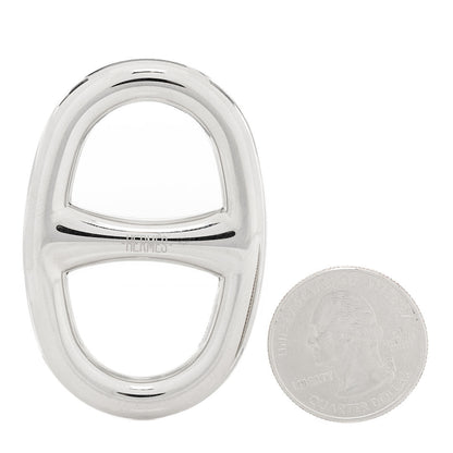 Hermes Palladium Chaine D'Ancre Scarf Ring 2 of 4