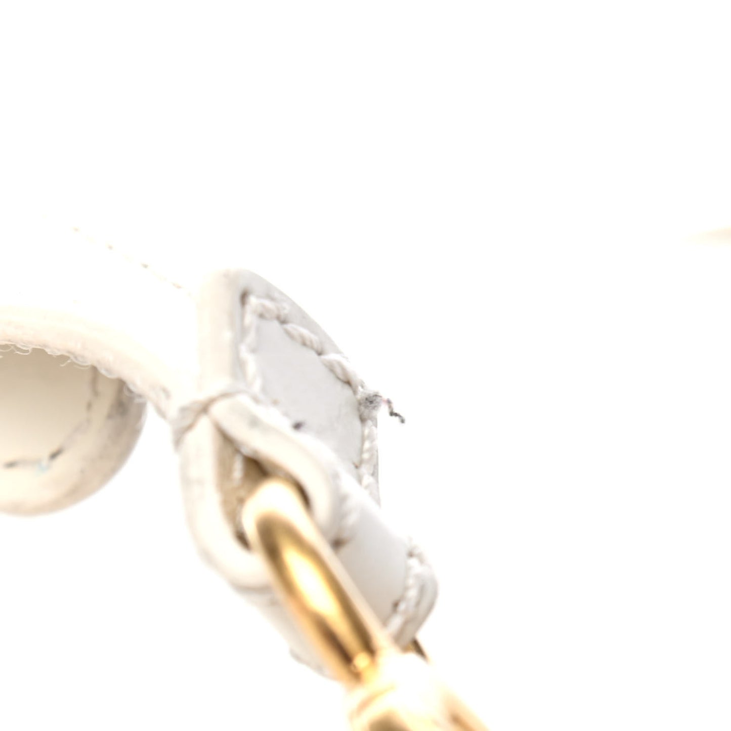 Nappa Medium Peekaboo Iconic Satchel White