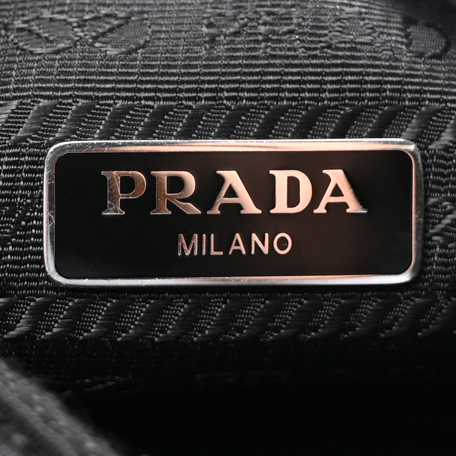 Prada Tessuto Nylon Mini Re-Edition 2000 Bag Black 6 of 9