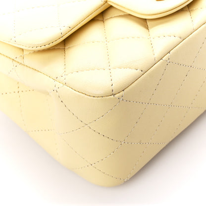 Chanel Lambskin Quilted Mini Square Flap Light Yellow 10 of 12