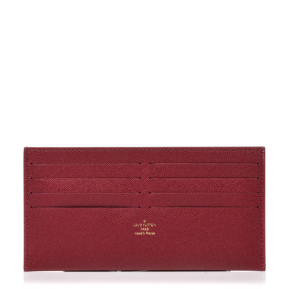 Louis Vuitton Calfskin Felicie Chain Wallet Card Holder Insert 1 of 6