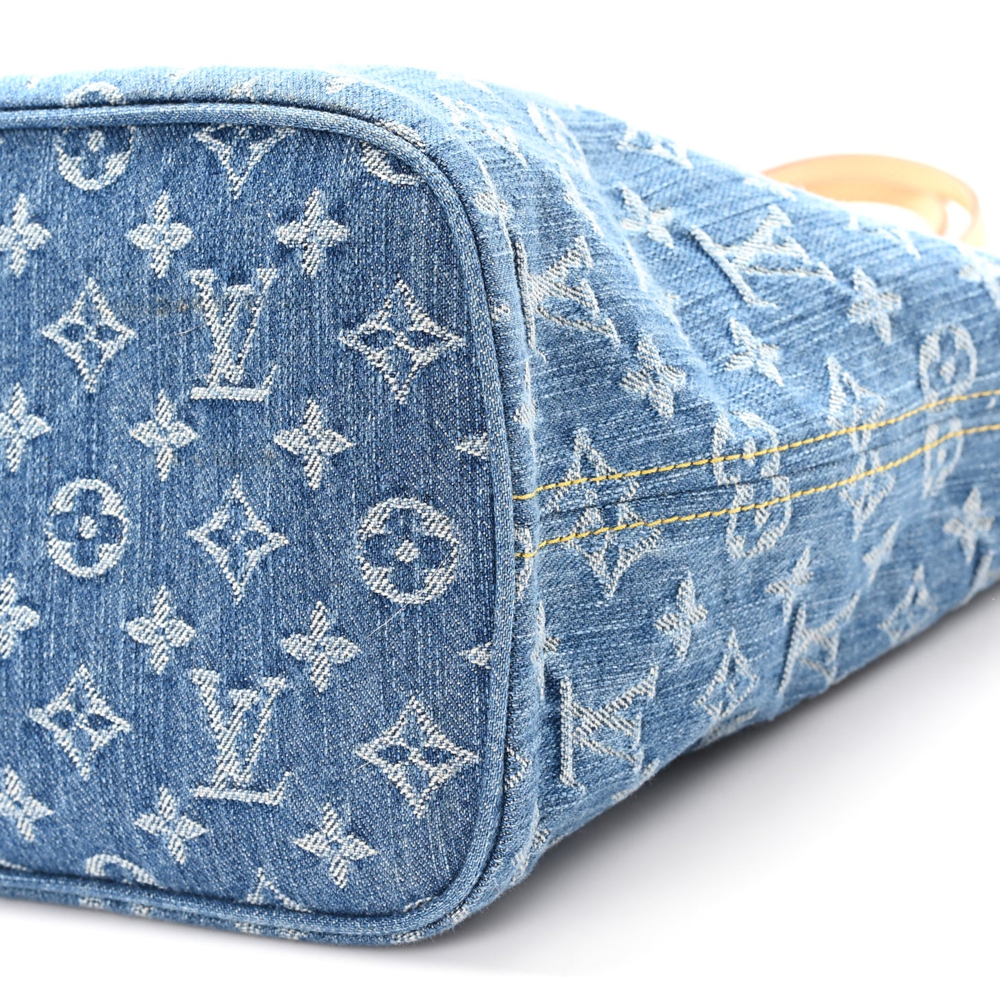 Monogram Denim Neo Neverfull MM Blue