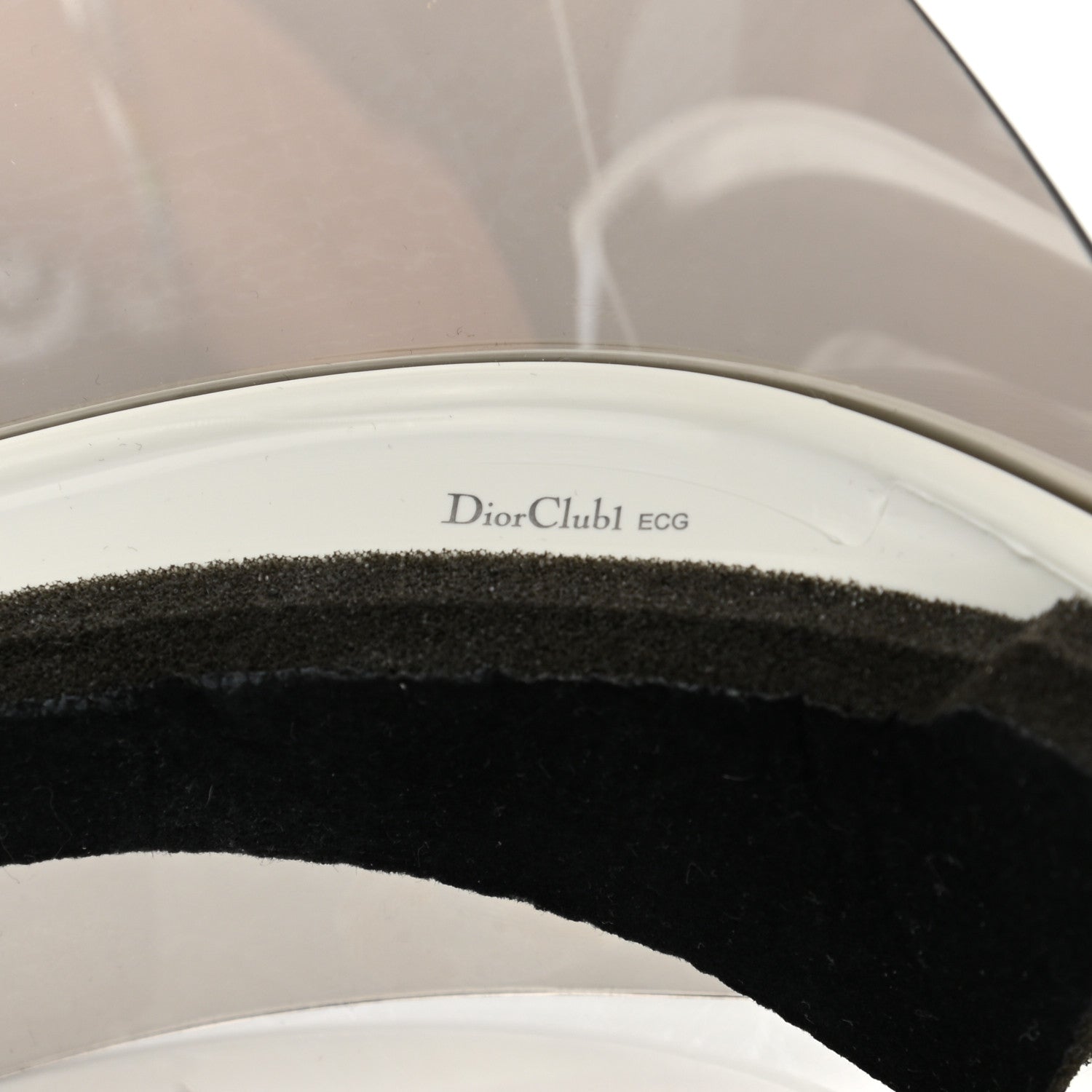 Christian Dior Mirrored DiorClub1 Sun Visor Silver 8 of 8