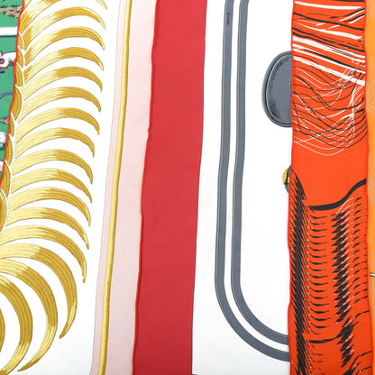 Hermes Silk Carre En Carres Scarf 90 2 of 6