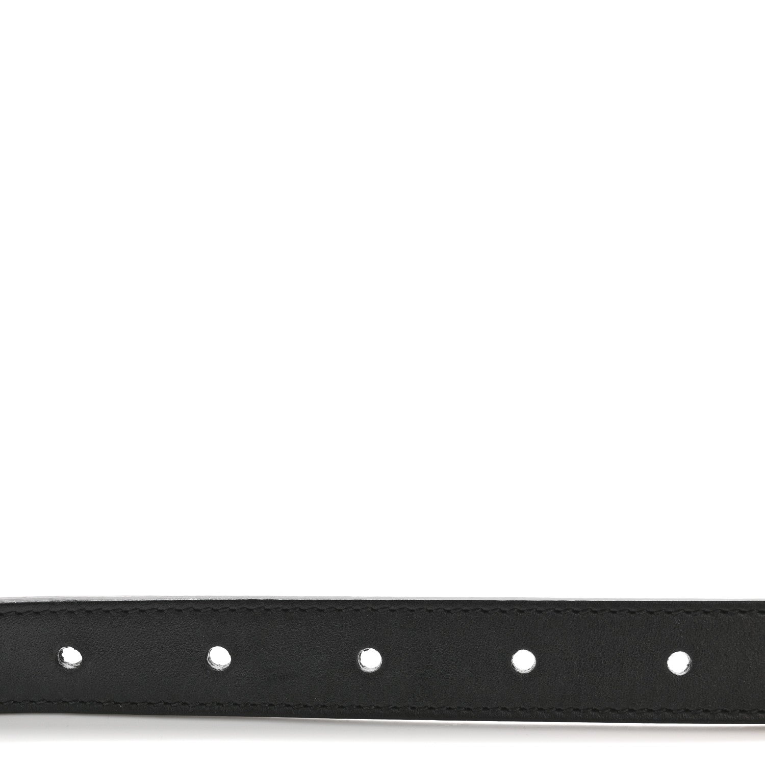 Gucci Calfskin Pearl Double G 20mm Belt 90 36 Black Cream 3 of 7