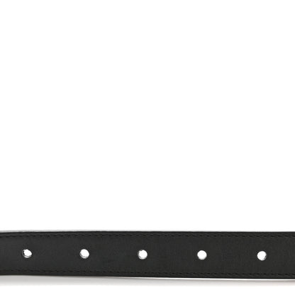 Gucci Calfskin Pearl Double G 20mm Belt 90 36 Black Cream 3 of 7