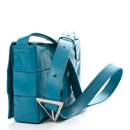 Bottega Veneta Paper Calfskin Maxi Intreccio Cassette Crossbody Bag Blaster 3 of 11
