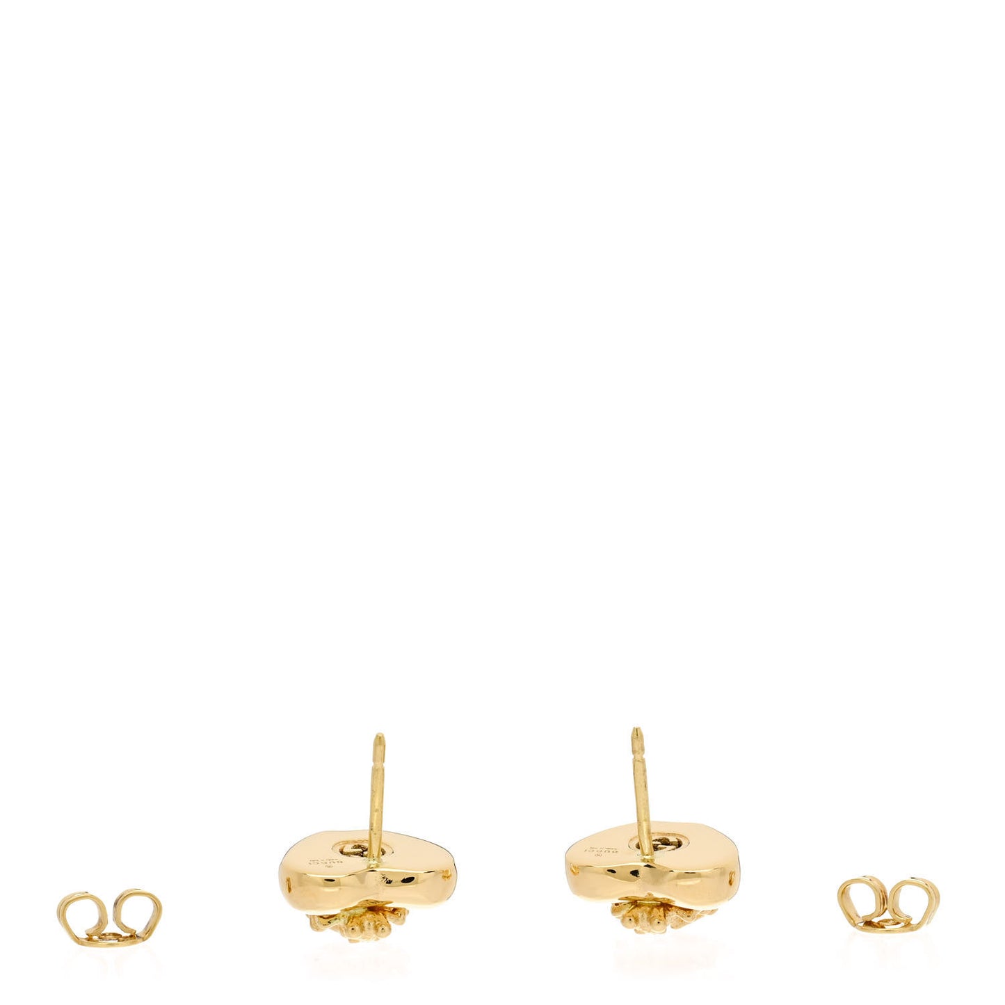 18K Yellow Gold Le Marche Des Merveilles Bee Motif Earrings