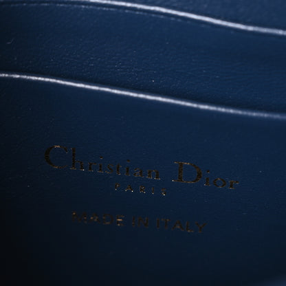 Christian Dior Lambskin Cannage Mini My Dior Bag Deep Ocean Blue 6 of 9