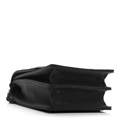 Christian Dior Ultra Matte Calfskin Studded Vertical Diorama Black 4 of 9