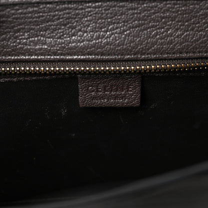 Celine Drummed Calfskin Nano Luggage Black 8 of 11