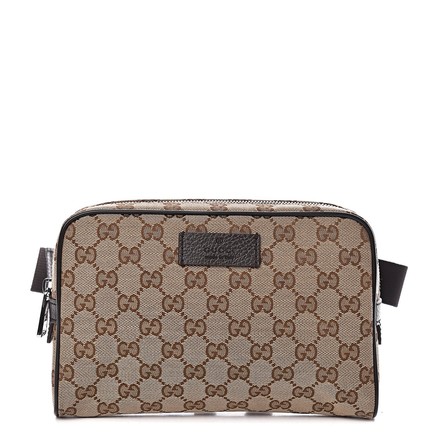 Gucci Monogram Belt Bag Dark Brown 1 of 10