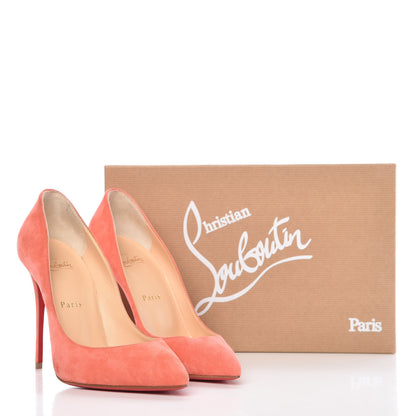 Christian Louboutin Suede Pigalle Follies 100 Pumps 38 Charlotte 8 of 8