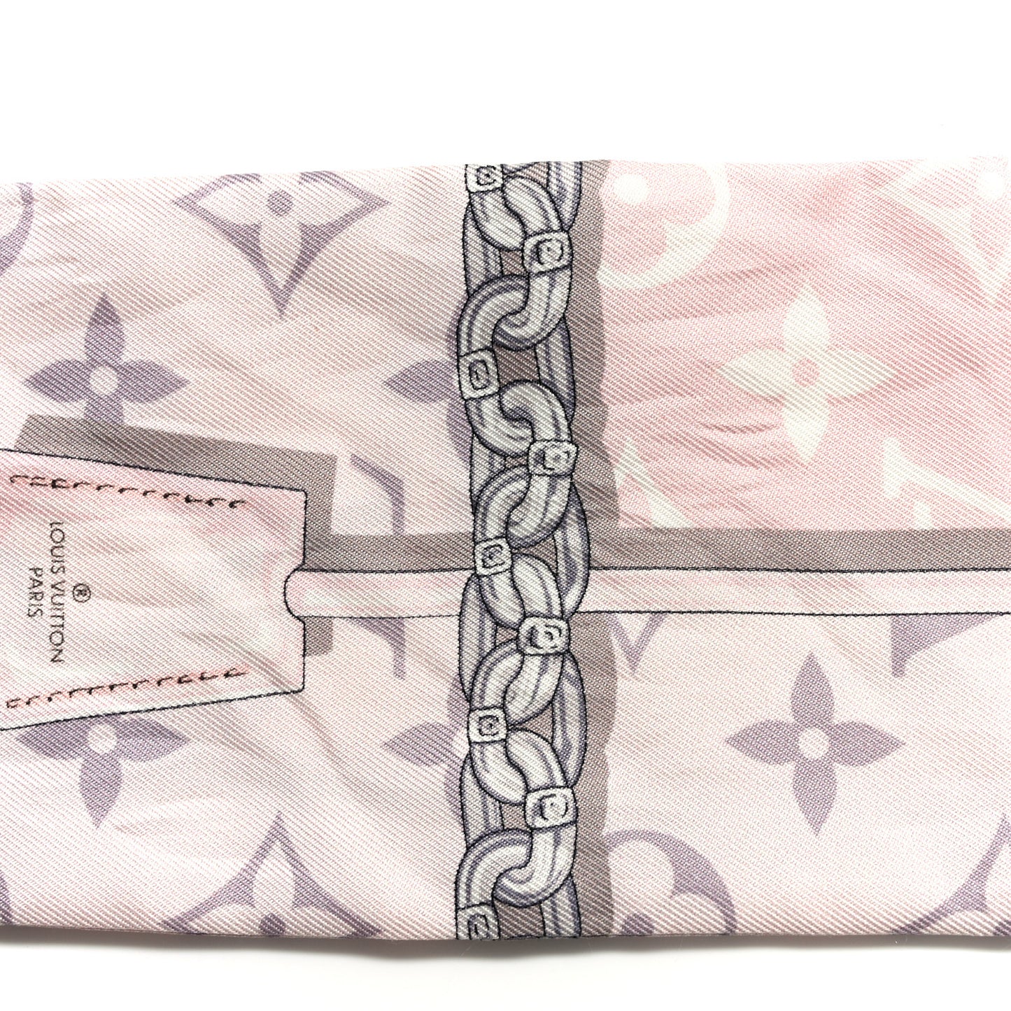 Silk Monogram Confidential Bandeau Light Pink