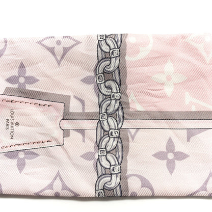Louis Vuitton Silk Monogram Confidential Bandeau Light Pink 8 of 8