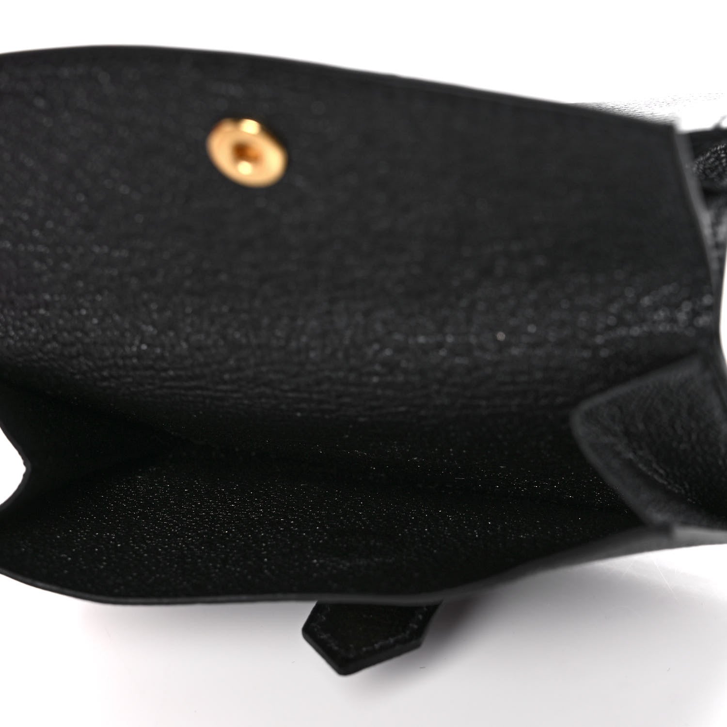 Hermes Chevre Mysore Mini Bearn Wallet Black 6 of 12