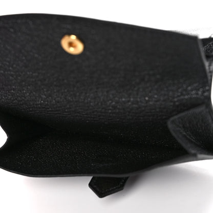 Hermes Chevre Mysore Mini Bearn Wallet Black 6 of 12