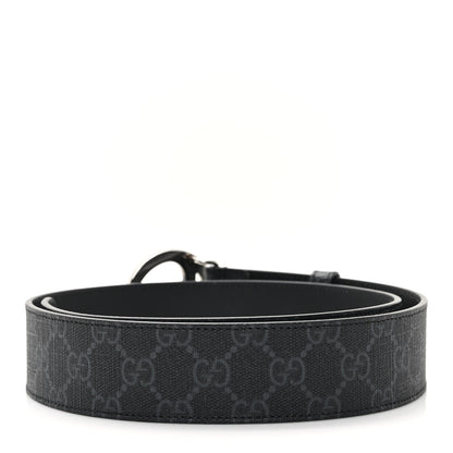 Gucci GG Supreme Monogram Blondie 40mm Belt 85 34 Black 2 of 4