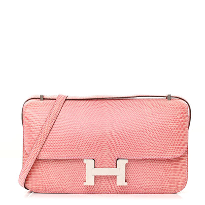 Hermes Lizard Constance Elan 25 5P Pink 1 of 16