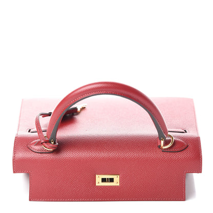 Hermes Epsom Kelly Sellier 25 Rouge Grenat 18 of 39