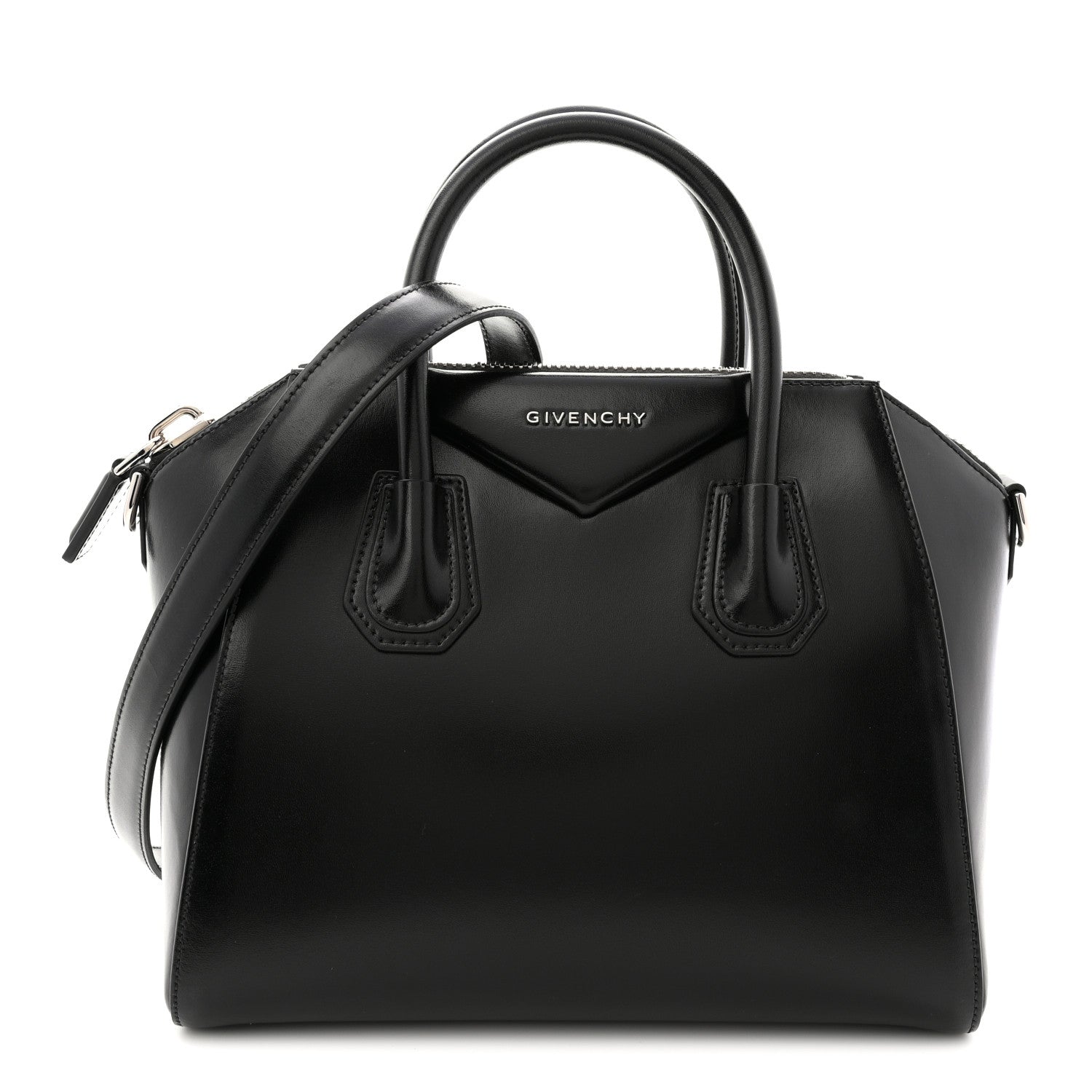 Givenchy Shiny Lord Calfskin Small Antigona Black 1 of 19