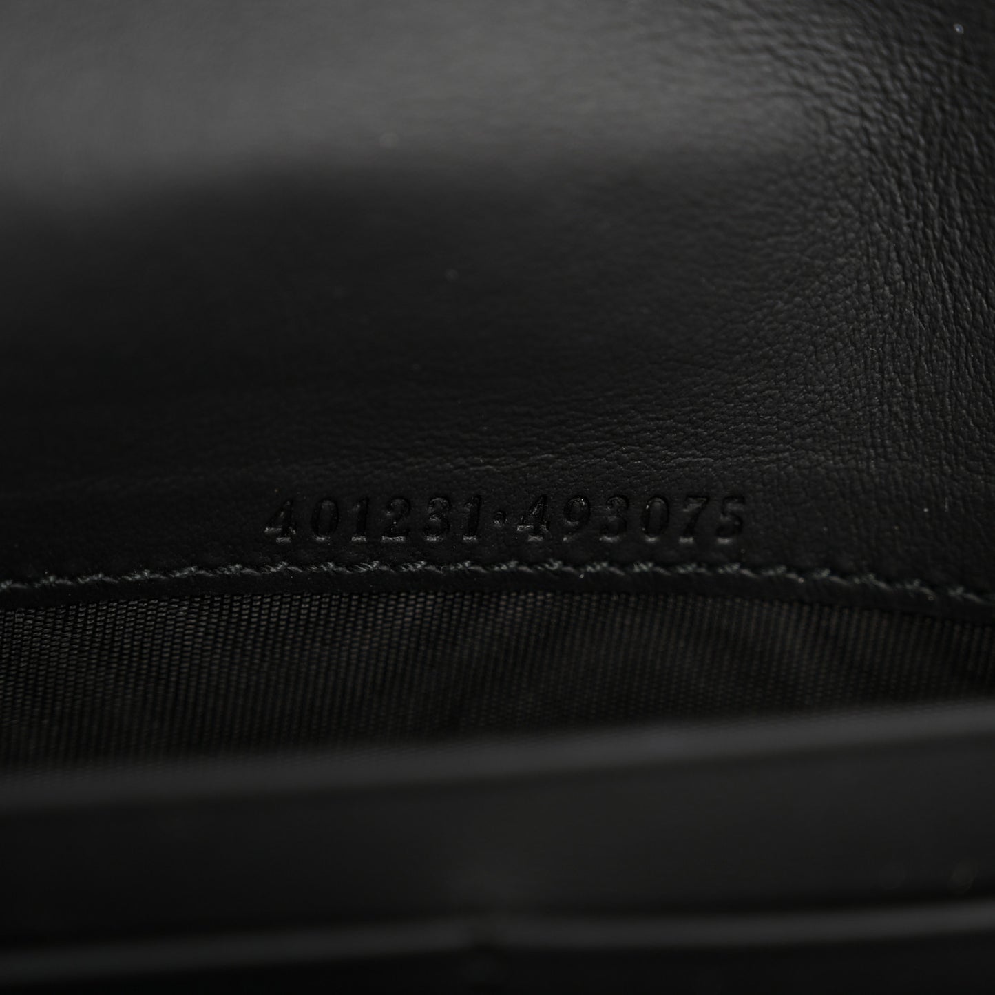 GG Supreme Monogram Mini Dionysus Chain Wallet Black