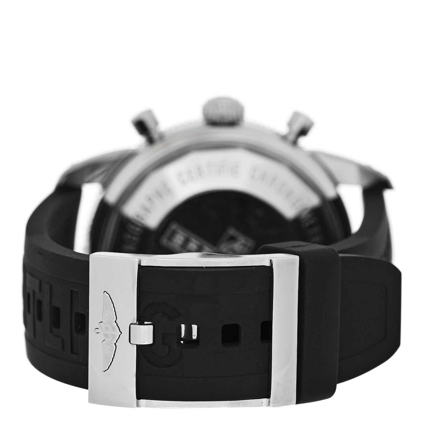 Breitling Stainless Steel Rubber 46mm Superocean Heritage II Chronograph Automatic Watch Black A13320 3 of 5