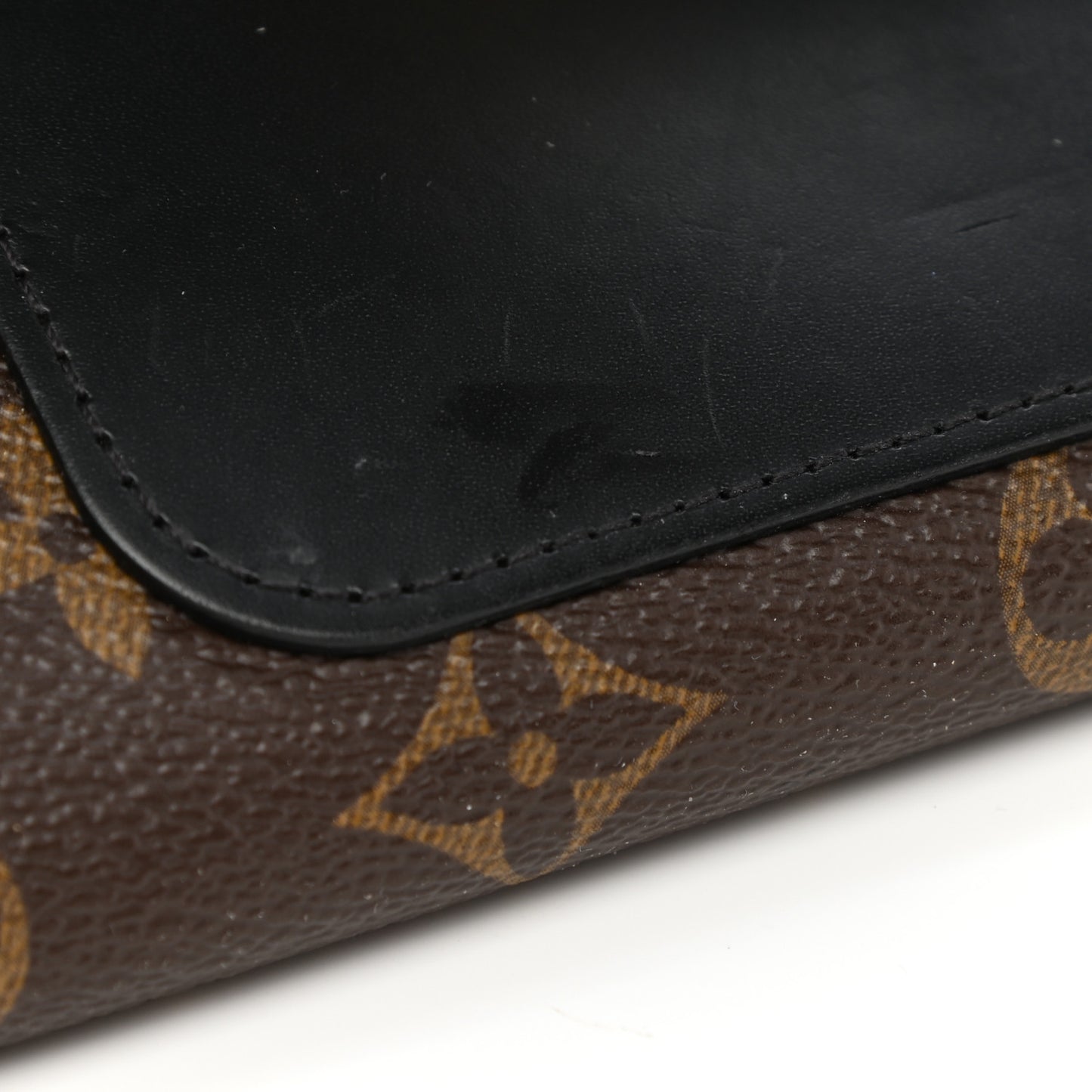 Monogram Flower Lock Long Wallet Black