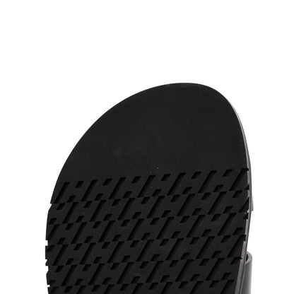 Hermes Calfskin Womens Chypre Sandals 36.5 Black 11 of 11