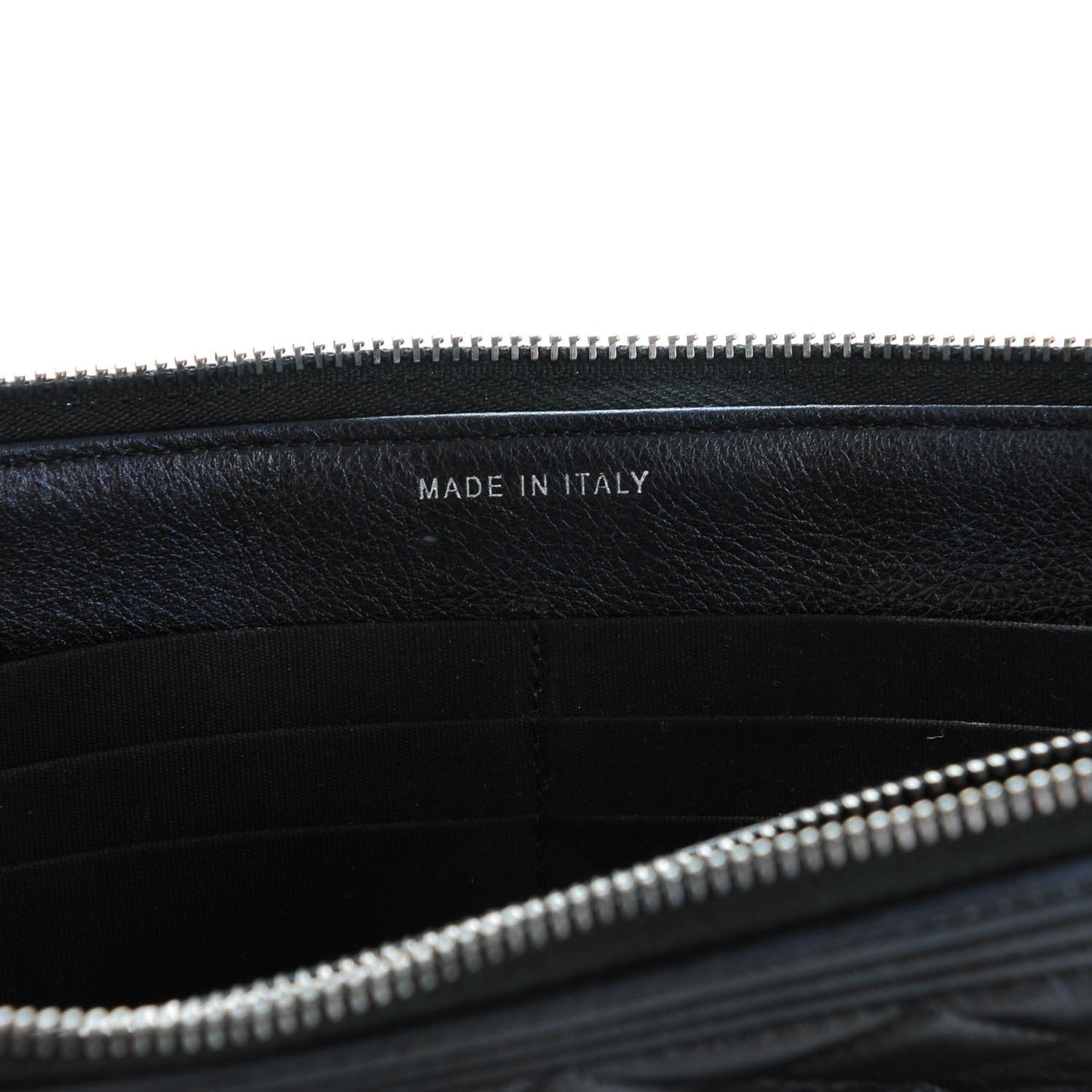 Chanel Calfskin Quilted Small Zipped Boy Pouch Black 7 of 8