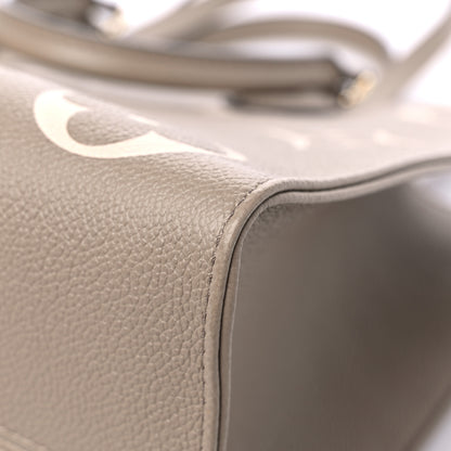 Louis Vuitton Empreinte Monogram Giant Onthego MM Tourterelle Creme 10 of 10