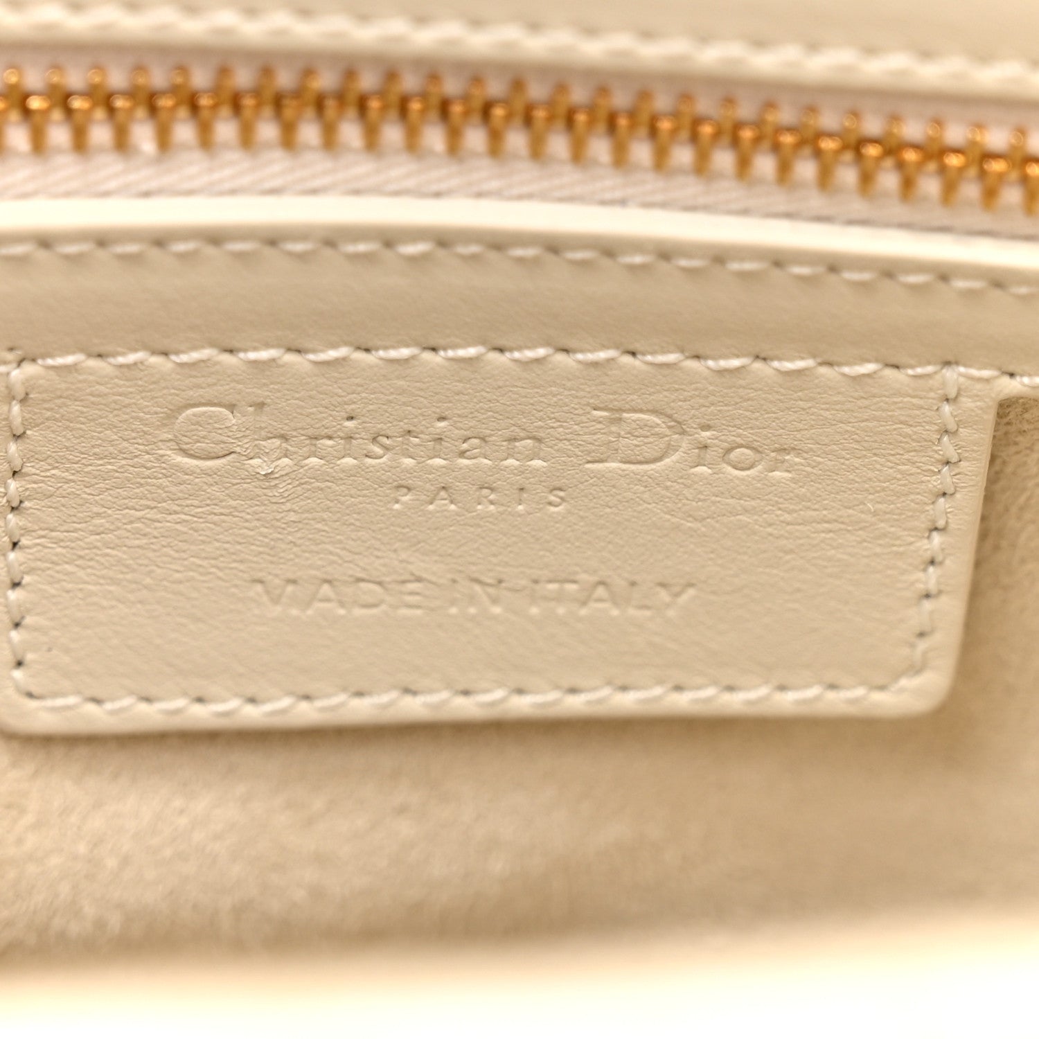 Christian Dior Ultra Matte Calfskin Saddle Bag Off White 6 of 10